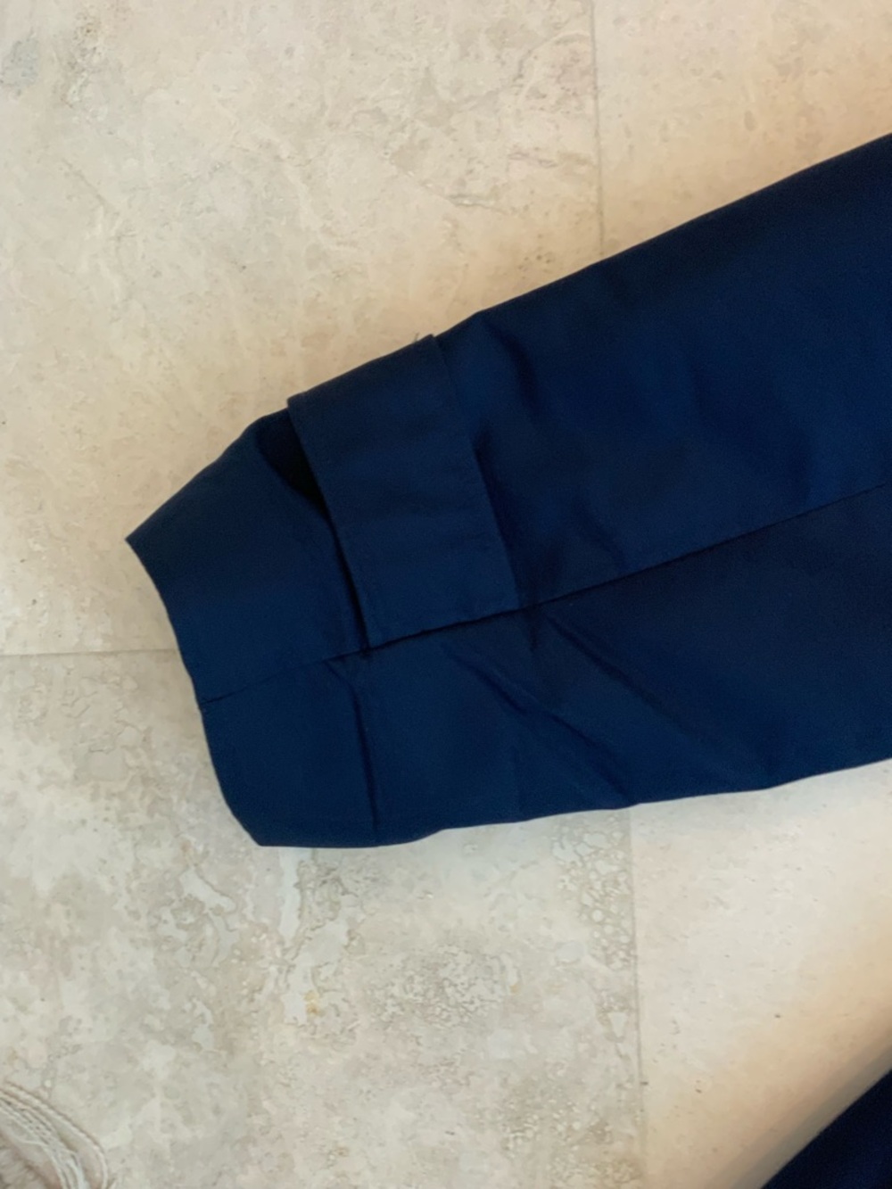 Lauren Ralph Lauren Navy Double-Breasted Rain Coat Size 2X - Picture 7 of 8